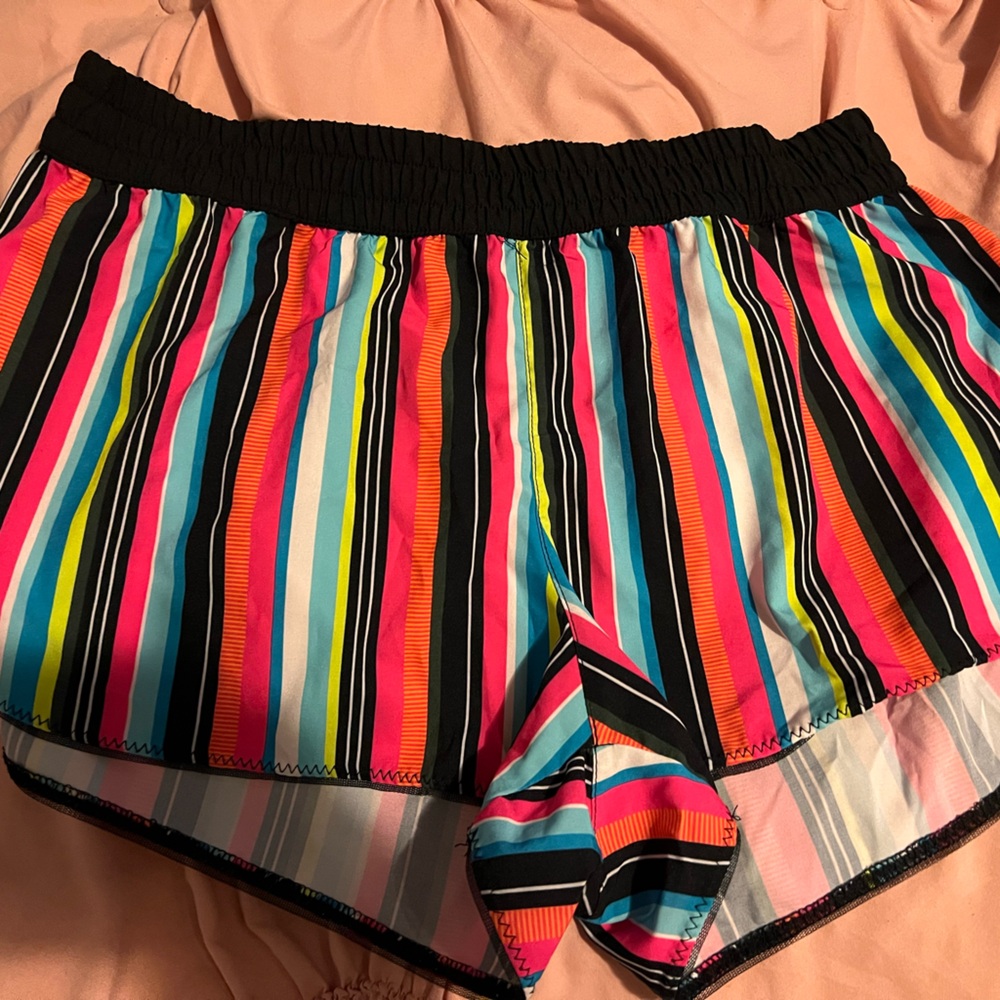Colorful Striped Shorts